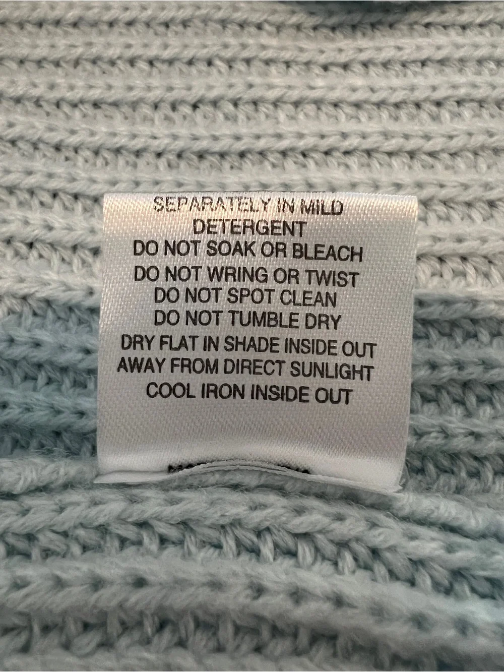 Sabo Light Blue Knit Two-Piece High Waisted Lounge Resort Vacation Short Set-XS